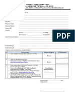 Formulir Pendaftaran Sempro Seminar Proposal