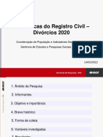 Divorcios Brasil 2020 Ibge 18fev2022