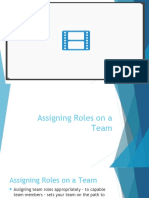 Assigning Roles On A Team