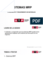Sistemas MRP: Planeamiento Y Requerimiento de Materiales