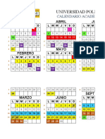 Propuesta Calendario Académico Administrativo 2022