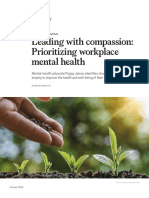 Leading With Compassion Prioritizing Workplace Mental Health