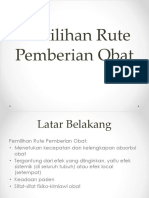 Rute Pemberian Obat