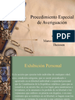 Procedimiento Especial de Averiguacion