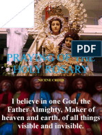 Praying of The Holy Rosary