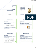 Aula 6 - Reações Químicas e Propriedades Físicas Dos Lipídeos