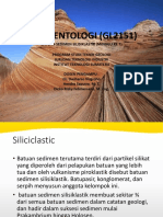 SEDIMENTOLOGI (GL2151) - 7. Siliciclastic Sedimentary Rocks