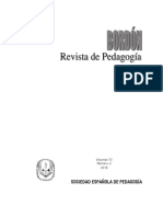 Sociedad Española de Pedagogía: Volumen 70 Número, 2 2018