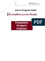 TEMPLATE Project Charter