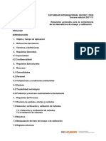 Requisitos generales para laboratorios de ensayo y calibración (ISO/IEC 17025