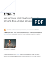 Habla - Wikipedia, La Enciclopedia Libre