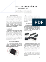 Circuitos Lógicos: Características y Tablas de Verdad