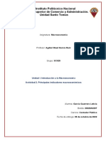 Act 2 - Principales Indicadores Macroeconómicos - García Guerrero Leticia