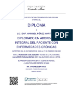 Diplomado Enfermedades Cronicas L.E. Maribel Perez M.