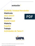 Espa Ol Tarea 9