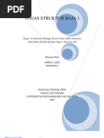 Download TUGAS STRUKTUR BAJA 1 by Abdul Aziz SN60168236 doc pdf