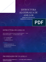 Estructura Algebraica de Anillos