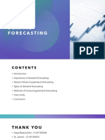 Demand Forecasting