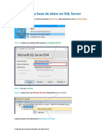 Crear Una Base de Datos en SQL Server: Paso 1