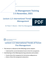 Lecture 1.2 - International Trends of Forest Fire Management