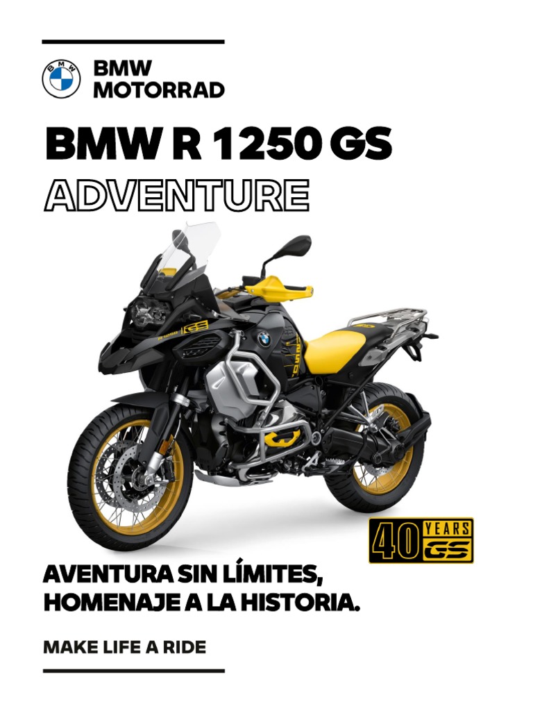 Ficha Técnica R 1250 GS ADVENTURE | PDF | Eje | BMW
