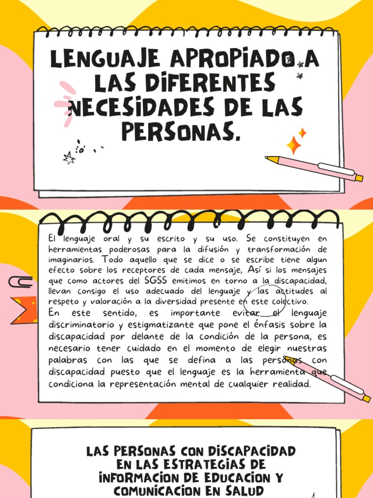 Uso de Lenguaje Apropiado en Discapacidad | PDF | Invalidez | Cognición