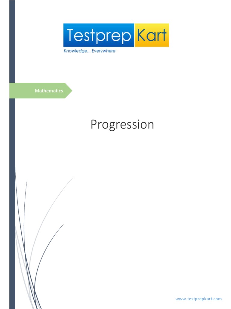 General Term in Arithmetic Progression | PDF | Summation | Sequence