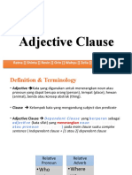 Adjective Clause