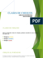 Clases de Cheques Trabajo Grado 8