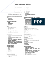 Animal and Human Skeletal Systems Comparison