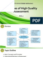 3 Principles of High Quality Assessment