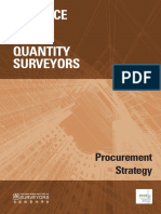 Practice Notes For Quantity Surveyors - Procurement Strategy