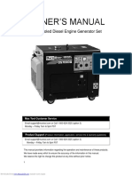 Owner's Manual for Air-Cooled Diesel Engine Generator Set