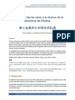 Metales de Tierras Raras y La Chance de La Mineria en Chubut