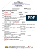 Applied Economics Summative Assessment 1