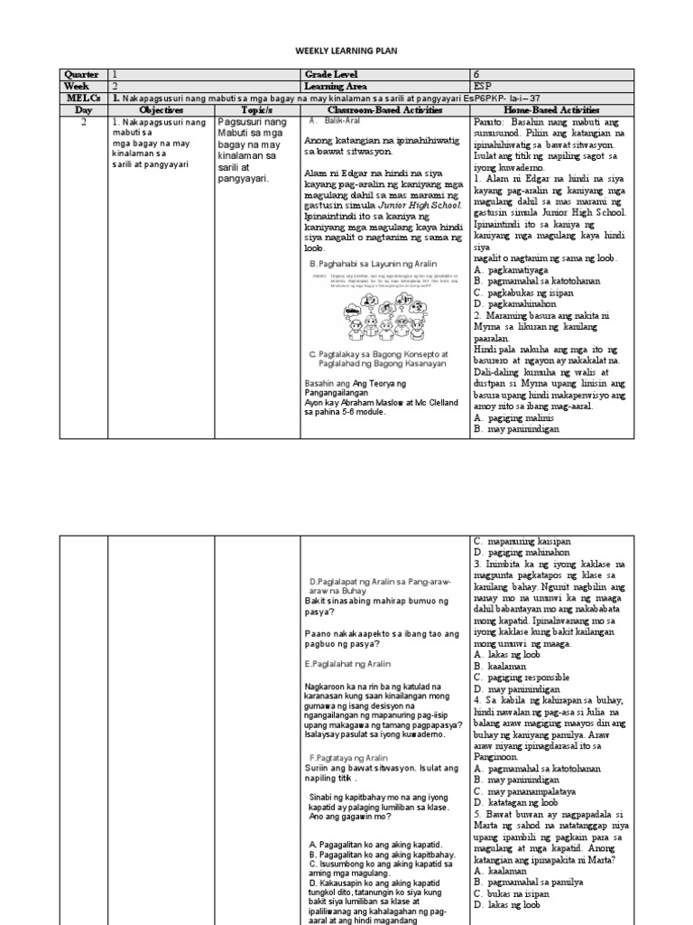 weekly-learning-plan-quarter-grade-level-week-learning-area-melcs-1