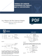 Ejercicios de Balance de Materia Aplicados Al Procesamiento de Frutas y Hortalizas - Jugos y Concentrados