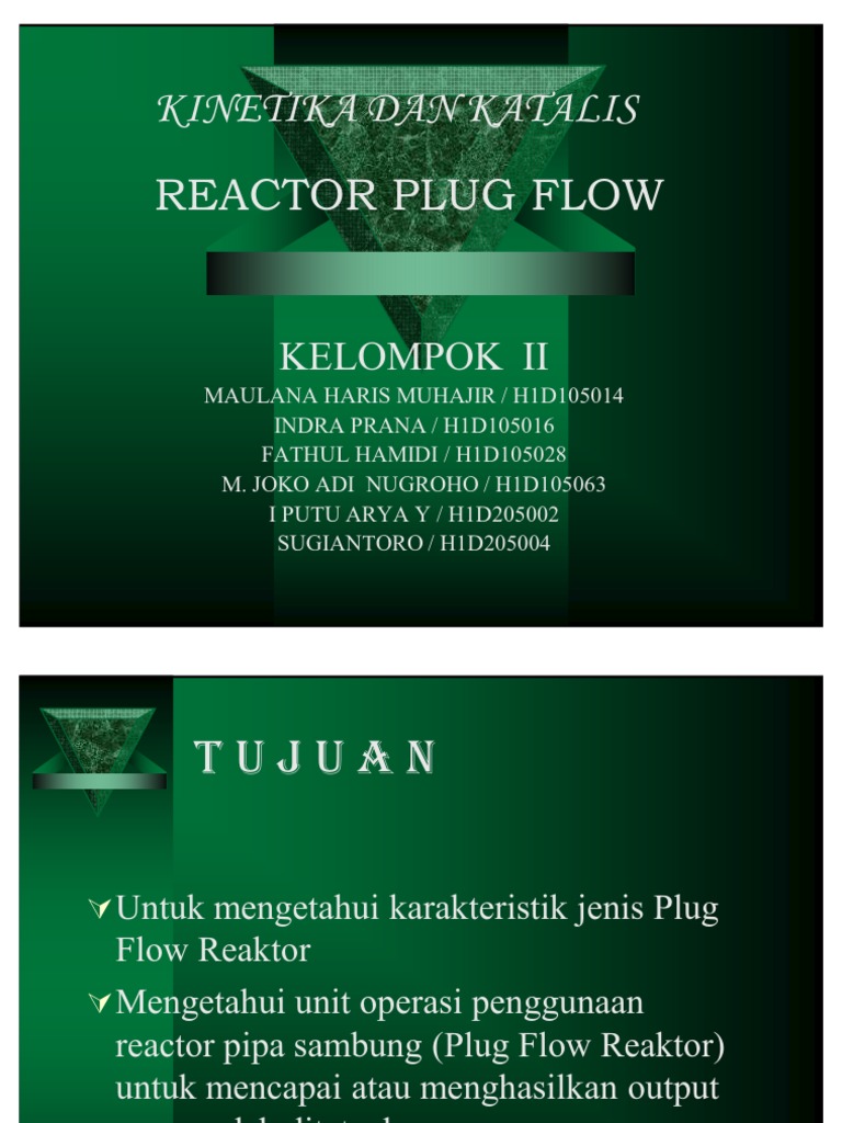 Plug Flow Reactor | PDF