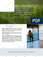 Derecho de Usufructo