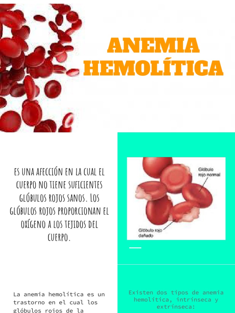 Anemia Hemolítica | PDF | Glóbulo rojo | Anemia