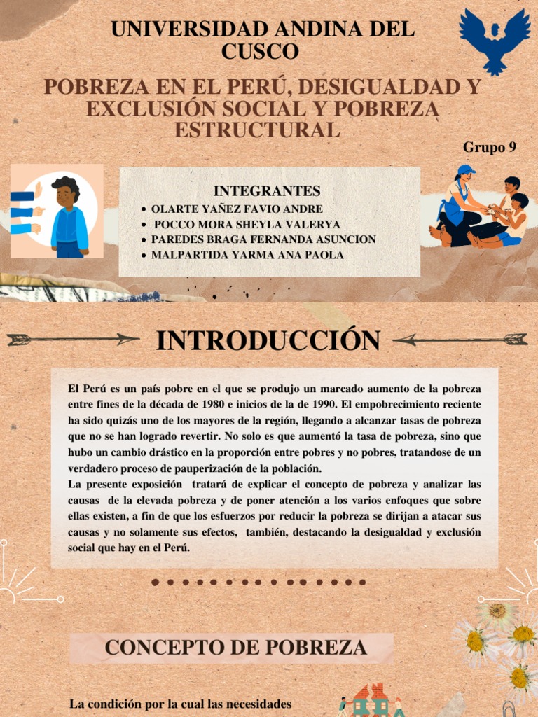 Pobreza y desigualdad en el Perú | PDF | Pobreza | Pobreza e indigencia