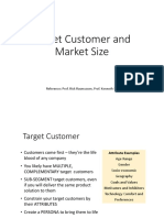 Target Market Size and Customer Segments for New Product