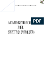 Curso de Administracion Del Sector Publico