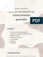 Diseño Gráfico: Reglas Tipográficas