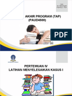 Presentasi Pertemuan 4 PAUD4500 TAP Sri Tatminingsih 2016