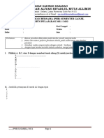 Format Soal PHB Ganjil 21.22