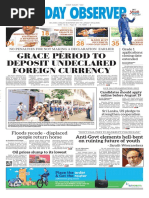 Grace Period To Deposit Undeclared Foreign Currency: Floods Recede - Displaced People Return Home