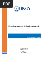 Manual de Prácticas de Fisiología General