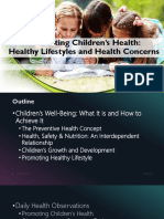 LECTURE 1 Promoting Childrens Health