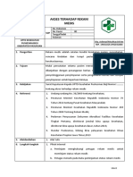 Sop Akses Terhadap Rekam Medis